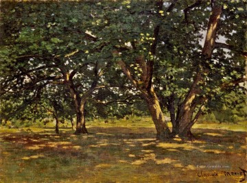  fontaine Kunst - Wald von Fontainebleau Claude Monet